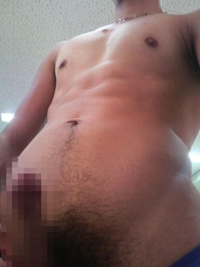 Erotic images of men taking selfies with raw cocks 18th image