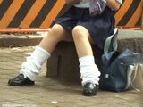Complete voyeurism of JK in loose socks