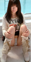 Cute girl panty shot