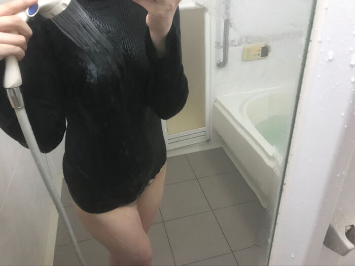 Erotic images of selfie shower time 92th image