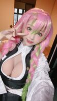【Image】Chinese cosplayers are wearing demon slayer costumes that are about to spill their breasts!