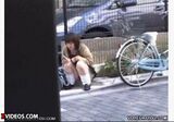 Loose Socks JK Squat Panty Shot