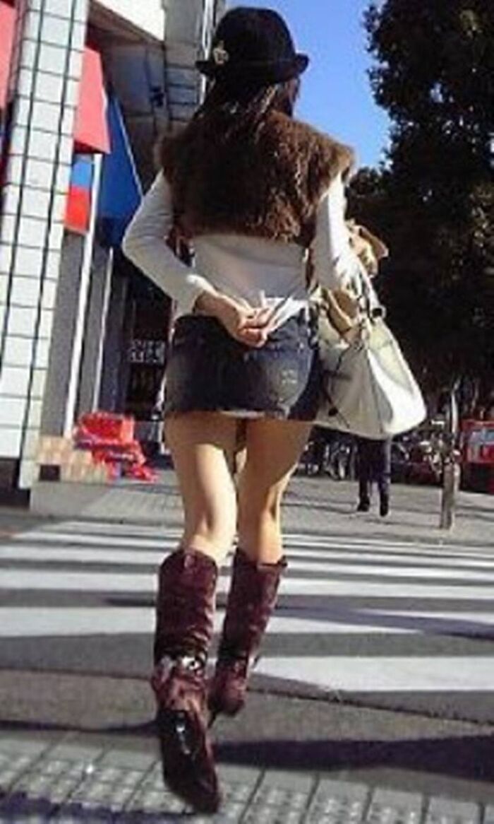 City shooting! JD's thigh image that makes you want to touch it 18th image