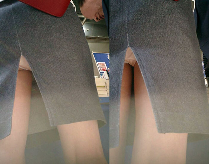 Panchira from amateur slit skirt is too erotic 11th image