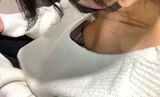 Breast flickering image of gaze