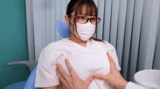 【AV Image GIF】Miso Mizuhara Fair-skinned dental assistant who uses J-cup big breasts to heal patients 22 photos