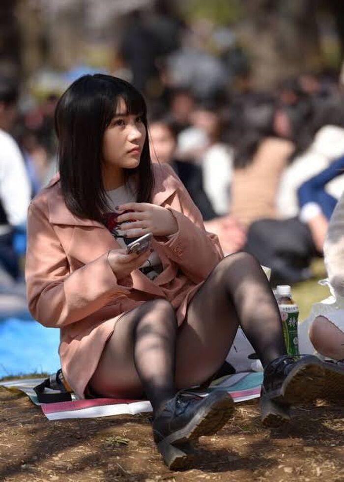 【Tertiary image】The cherry blossom viewing panchira image is too amazing 22th image