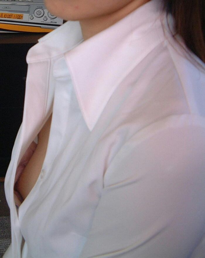 [Chest chiller] Amateur pulling cleavage voyeur that the crotch is likely to get heat stroke 28th image