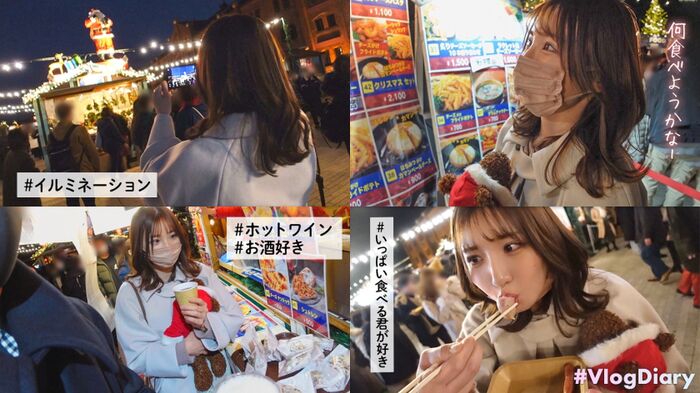 AV of eating around gonzo date with cute girlfriend 3th image