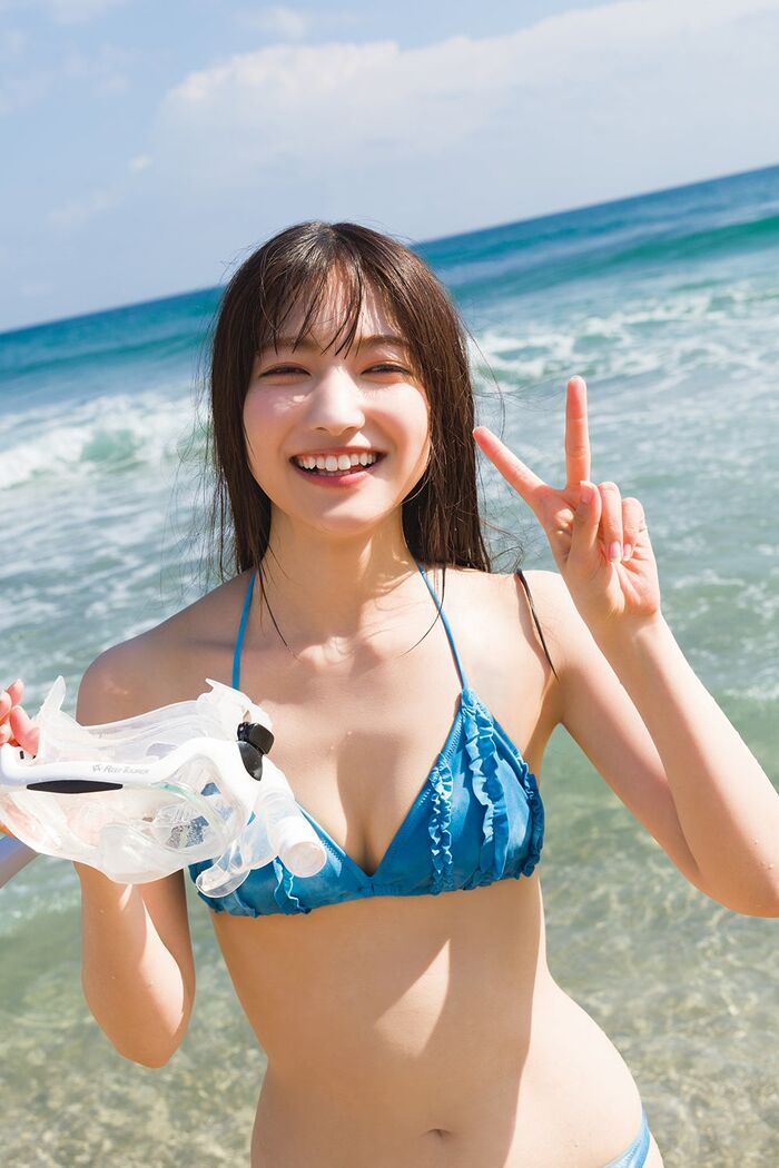 櫻坂46大園玲、ランジェリー姿の画像がセクシーすぎてガチでヤバいww1st写真集「半分光、半分影」の下着姿カットにファン衝撃！ 9th image