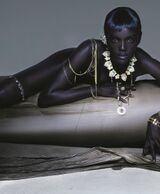 Image: Here is a woman who is said to be "the most beautiful black woman in the world"