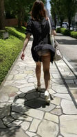 Erotic images of flipping panchira happenings