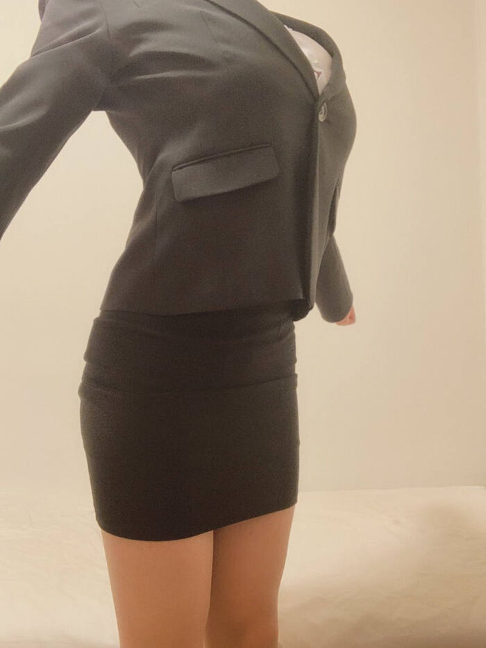 Erotic selfies in suits 3th image