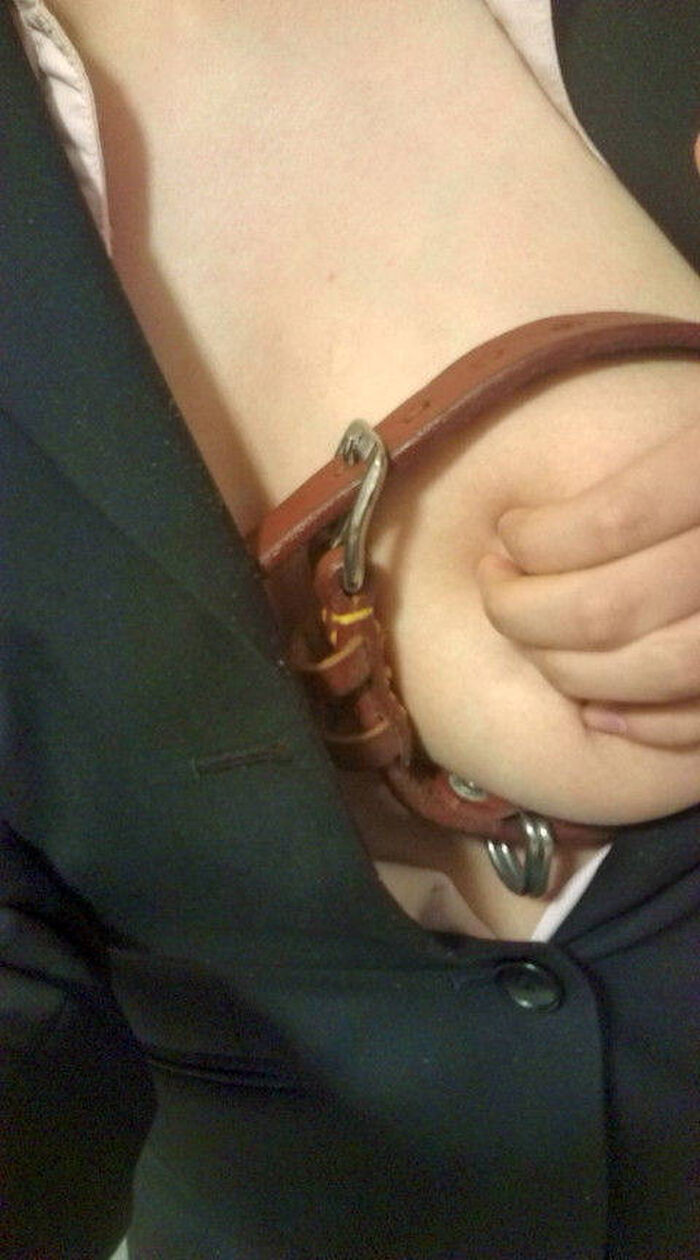 Erotic selfies in suits 47th image