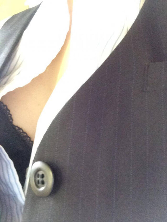 Erotic selfies in suits 61th image