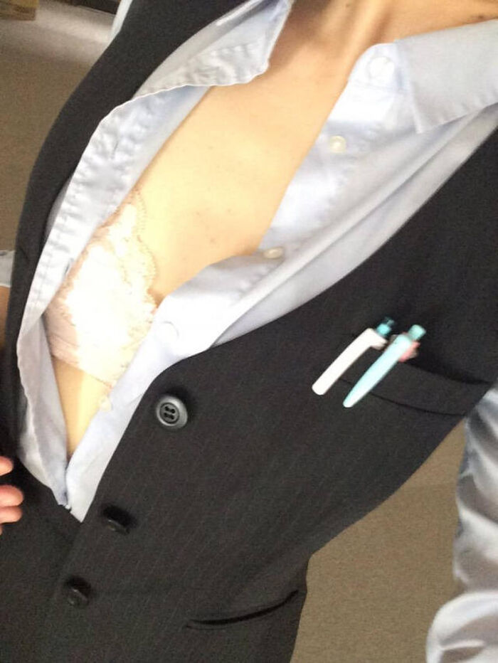Erotic selfies in suits 62th image
