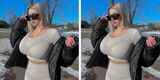 [Sad news] Russian model with huge breasts, seriously huge breasts