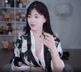 아프리카BJ 문월 산타 기모노 코스프레 움짤 모음 5
