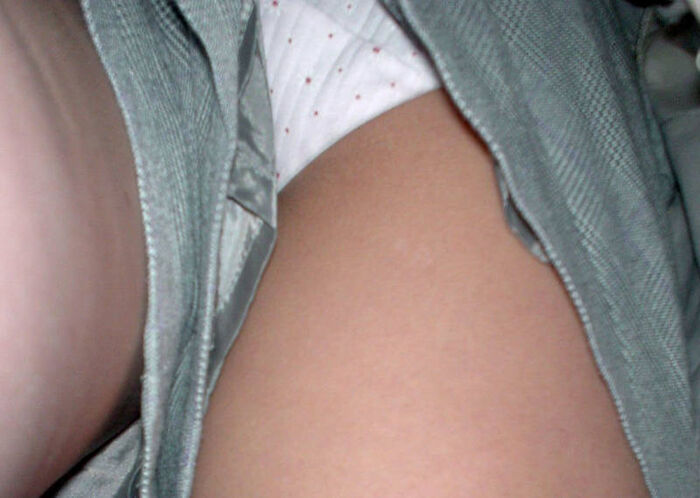 Panty shot erotic image of culotte skirt 23th image