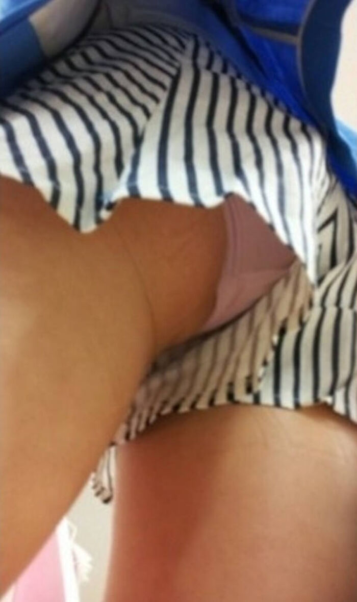 Panty shot erotic image of culotte skirt 9th image
