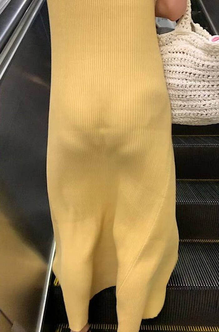 Erotic image of the buttocks with the panty line visible 39th image