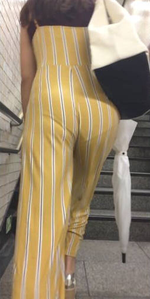 Erotic image of the buttocks with the panty line visible 53th image