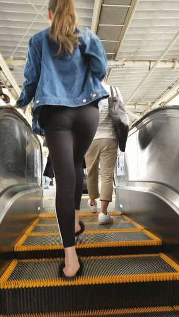 Erotic image of the buttocks with the panty line visible 66th image