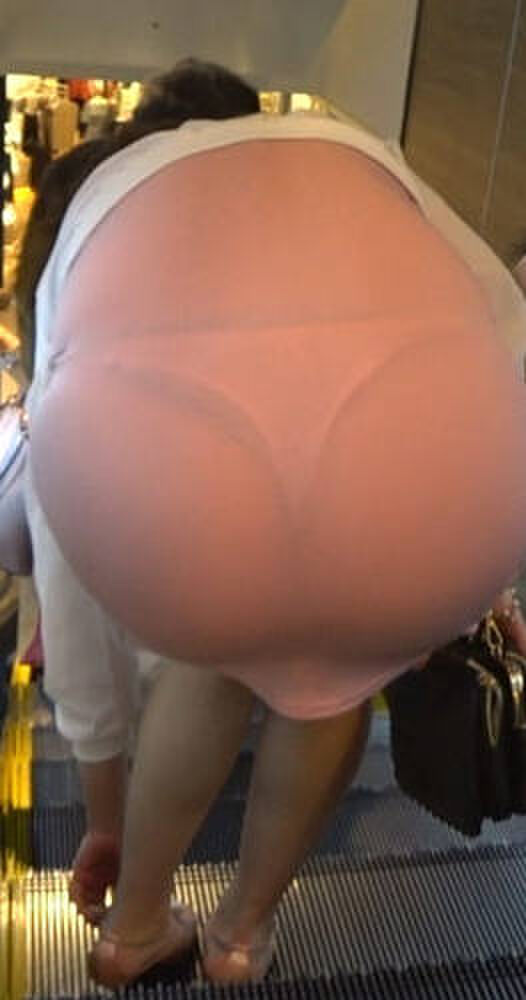 Erotic image of the buttocks with the panty line visible 75th image