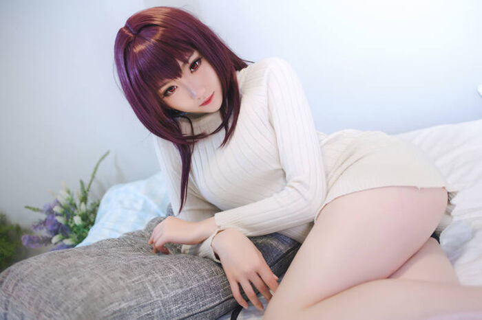 ニットワンピースパンチラのエロ画像 39th image