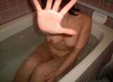 If your boyfriend is lascivious, you can't take a relaxing bath! Amateur bath erotic image that is scattered on the net with defenseless nakedness