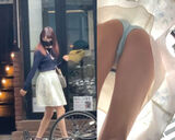 Wrinkled pants are super shikoi w upside-down shooting panchira is shikoshiko wwwwwwwww