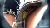 [upskirt916 upside-down shooting JD] Naughty crotch is taken from the hem of the shorts Probably Sanitary Shorts Delicious Legs JD