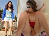 [Clothed nude erotic image] I... - When I have sex, I get very disturbed. Erotic images that can compare clothes and nudity that excite the gap from everyday clothes