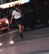 [GIF] JK-san, strong wind reveals panties wwwww