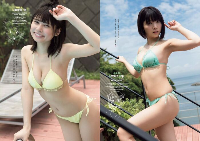 55 Erotic Images of Swimsuit Gravure Erotic Images of Two Idol Nagi Nemoto and Rin Kaname 2022.01.13 0 Idol 44th image