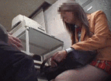 [Erotic GIF] It's just sick ... Shoplifting sanctions for a woman with a bad habit of assaulting a woman wwwww