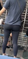 From the buttocks to the leg line Moro Mota Karina pita pita, Muchimuchi leggings sister is too sick wwwwwwww