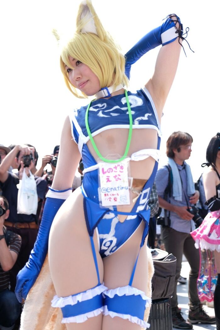[Comiket erotic image] Definitely a type ... Mr. Perverted Layer who exposes his lewd body with extreme cosplay wwww 8th image