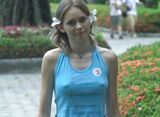 [No bra erotic image] There are too many no-bra people and even if the nipples stand out clearly in the city, it is full of who are not looked at www