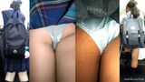 [upskirt849 flipping panchira] The pants situation of 4 JKs who are turned over by escalator (4)