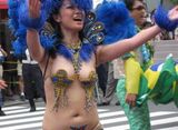 [Samba Carnival] Someday it should be porori ... Japan's Samba Carnival is also too radical to take your eyes off wwww
