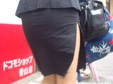 - [City shooting OL erotic image] Tight skirt that sticks tightly! Feel the exquisite eroticism in the back of the office lady who was taken in the city wwww