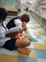 [Loose socks erotic image] Schoolgirl socks get dirty and exciting... Such a perverted set! Loose socks that look so stinky