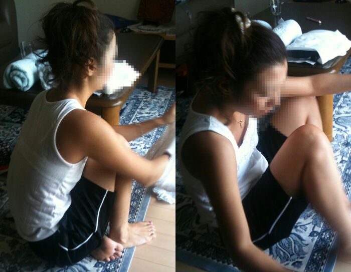 [Image] My sister after taking a bath, it's kind of erotic 19th image