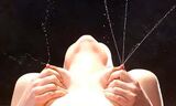 This is a real boobs beam www The erotic image of breast milk sprayed from the nipple is amazing www