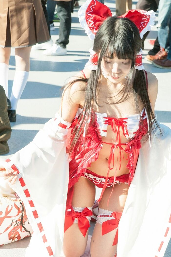 Summary of overexposed and radical Comiket cosplayers 23th image