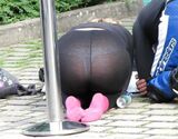 [A large number of transparent pans and mansuji] This is a foul www I'm going to be scared of leggings images that are more erotic than naked wwww