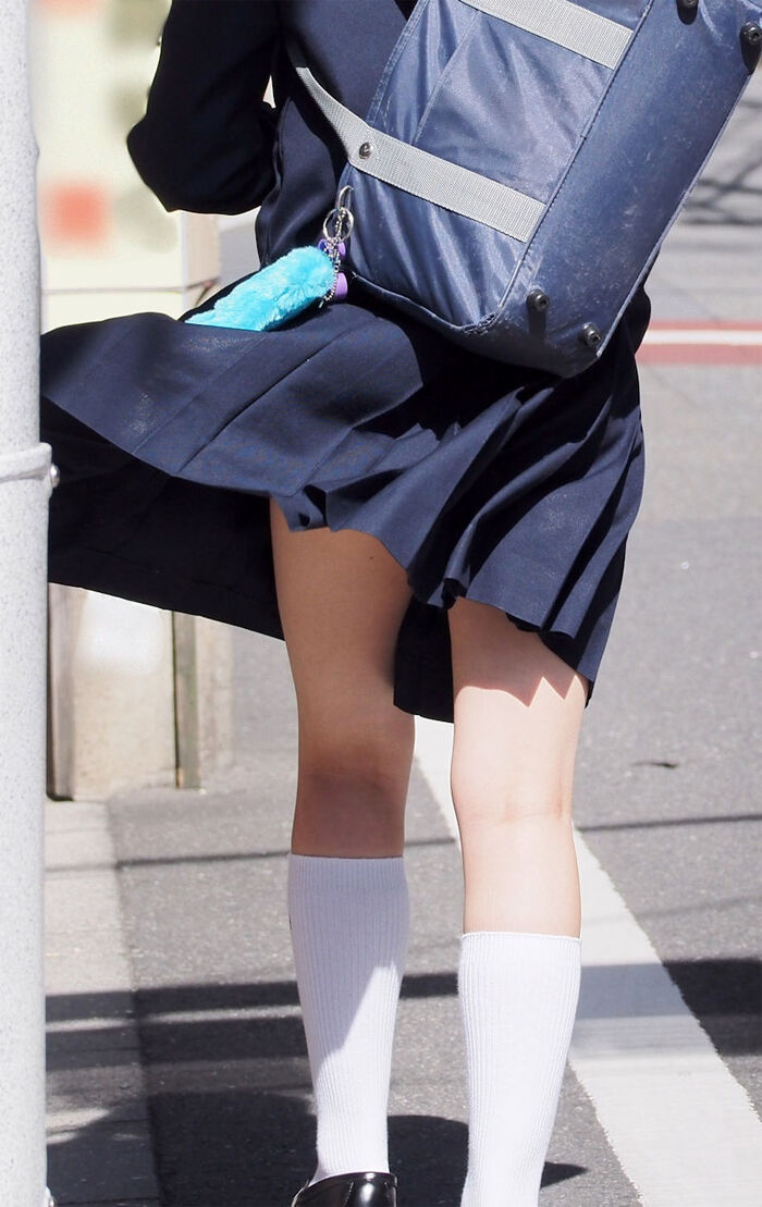 JK's socks are white and white is good school socks erotic image 25th image