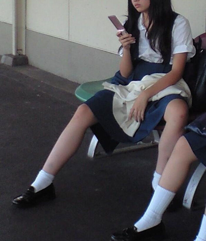 JK's socks are white and white is good school socks erotic image 29th image