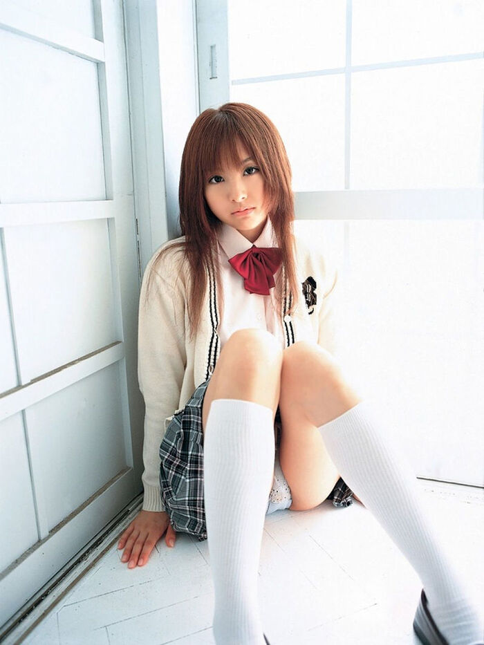 JK's socks are white and white is good school socks erotic image 35th image